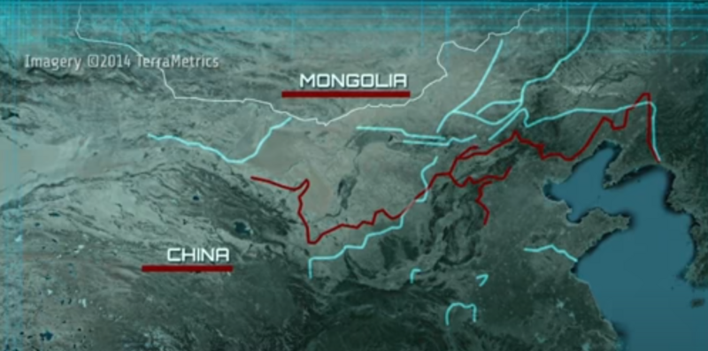 File:Great Wall of China and other walls prior to the Great Wall.png